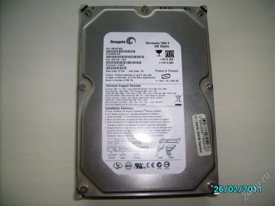 Лот: 796537. Фото: 1. Жесткий диск Вarracuda 7200-200gb. Жёсткие диски (HDD)