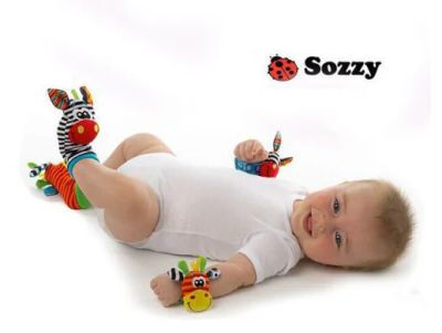 Лот: 5115445. Фото: 1. Погремушки носочки sozzy новые. Для младенцев