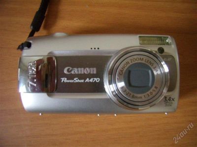 Лот: 807850. Фото: 1. Canon A470. Цифровые компактные