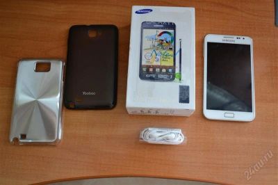 Лот: 2947966. Фото: 1. Samsung N7000 Galaxy Note White. Смартфоны