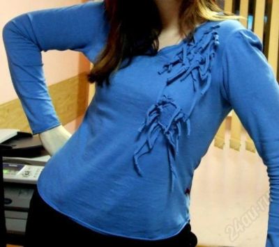 Лот: 162915. Фото: 1. Синяя кофточка от MUSTANGjeans. Пиджаки, жакеты, жилеты