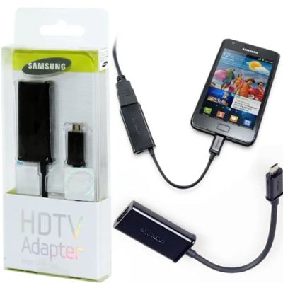 Лот: 5062146. Фото: 1. Адаптер Samsung MHL hdmi (новый... Дата-кабели, переходники