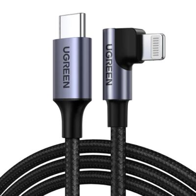 Лот: 21438022. Фото: 1. Кабель угловой UGREEN USB-C Male... Шлейфы, кабели, переходники