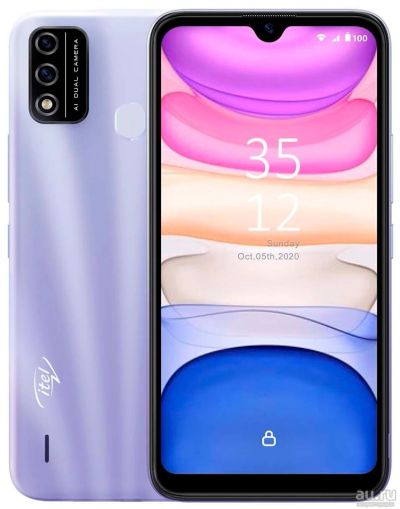 Лот: 18375343. Фото: 1. Смартфон Itel A48 2Gb/32Gb Purple... Смартфоны