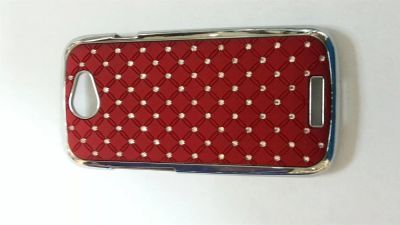 Лот: 3671641. Фото: 1. Чехол накладка HTC One S красный... Чехлы, бамперы