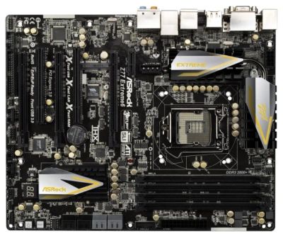 Лот: 3141964. Фото: 1. Материнская плата ASRock Z77 Extreme... Материнские платы