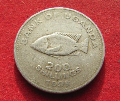 Лот: 19928946. Фото: 1. Уганда 200 шиллингов, 1998 г. Африка