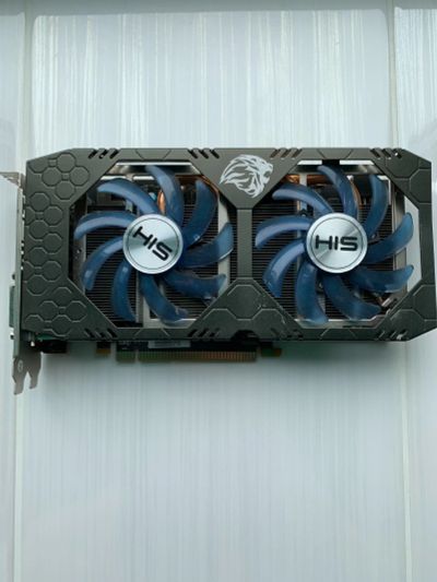 Лот: 17803612. Фото: 1. Видеокарта His rx470 4gb. Видеокарты