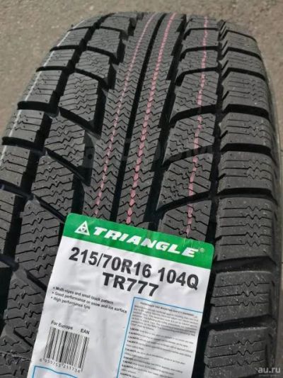 Лот: 24567051. Фото: 1. Зимняя резина 215/70 R-16 "Triangle... Шины