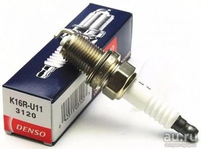 Лот: 17810295. Фото: 1. Свеча зажигания Denso K16R-U11. Электрооборудование