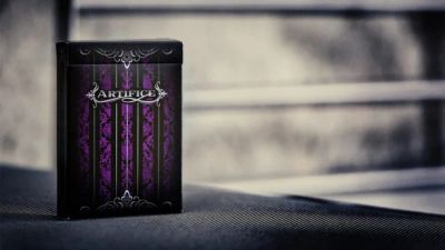 Лот: 6166871. Фото: 1. Карты игральные Artifice Purple. Настольные игры, карты