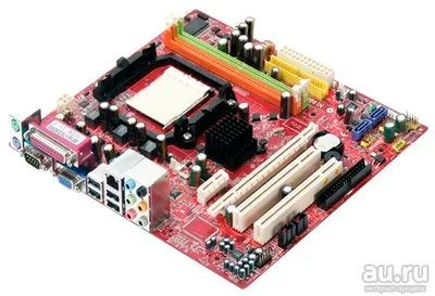 Лот: 9440028. Фото: 1. MSI K9N6PGM2-V + AMD Athlon 64... Материнские платы