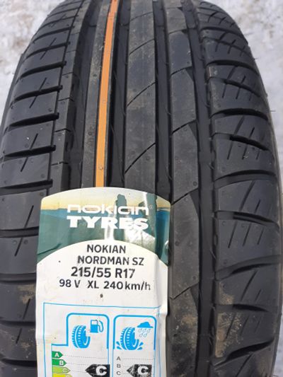 Лот: 15711505. Фото: 1. Новые 215/55 R17 Nokian Nordman... Шины