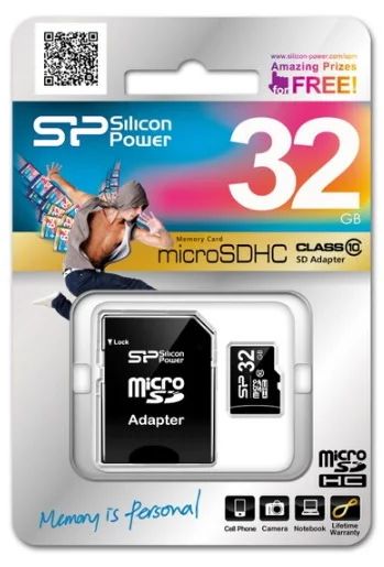 Лот: 2849523. Фото: 1. Карта памяти SiliconPower SP MiсroSDHC... Карты памяти