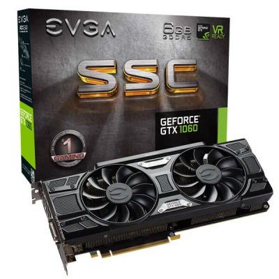 Лот: 13445437. Фото: 1. Видеокарта evga geforce GTX 1060... Видеокарты