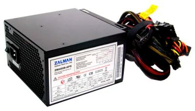 Лот: 9507399. Фото: 1. Блок питания АТХ Zalman ZM460B-APS... Корпуса, блоки питания