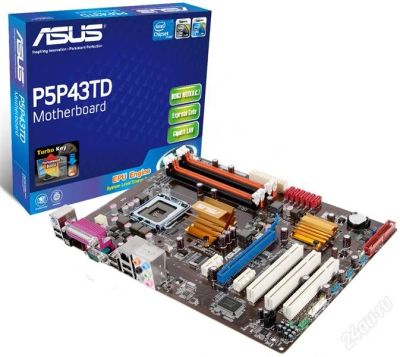 Лот: 2156703. Фото: 1. asus p5p43td pro lg775, ddr3 до... Материнские платы