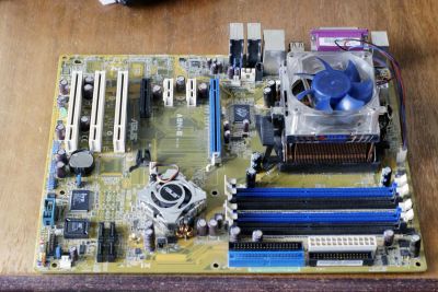 Лот: 4652165. Фото: 1. MB Asus A8N-E + CPU Athlon 64... Материнские платы