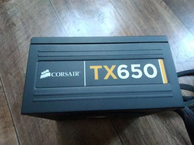 Лот: 14356583. Фото: 1. Блок питания Corsair TX650. Корпуса, блоки питания