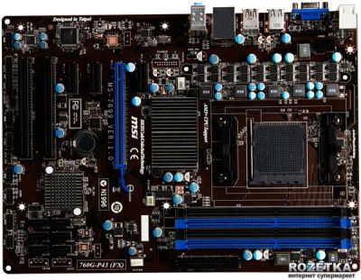 Лот: 6199527. Фото: 1. MSI 760g-p43 (fx) (sAM3+, AMD... Материнские платы