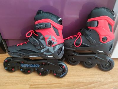 Лот: 18055276. Фото: 1. Ролики Rollerblade RB 80 cruiser... Роликовые коньки, скейтборды, самокаты