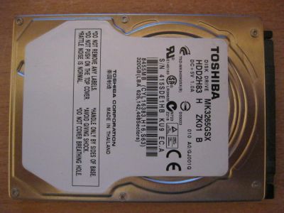 Лот: 8442522. Фото: 1. Жесткий диск 320Gb Toshiba 2.5... Жёсткие диски (HDD)