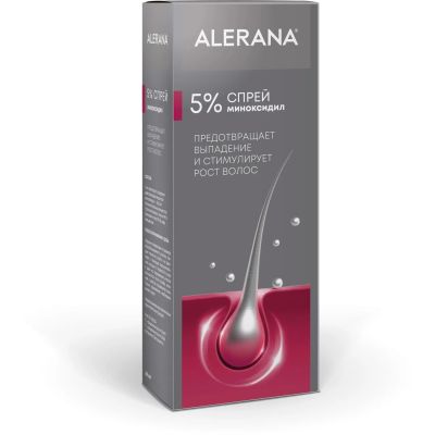 Лот: 23713130. Фото: 1. Алерана спрей 5% 60мл. Лекарства