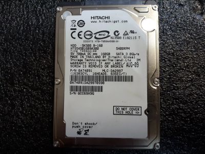 Лот: 16483340. Фото: 1. Жесткий диск Hitachi Travelstar... Жёсткие диски (HDD)