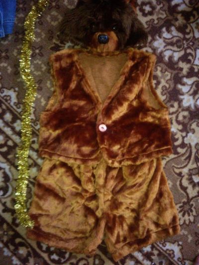 Лот: 6056671. Фото: 1. Новогодний костюм медведя. Другое (дети растут)