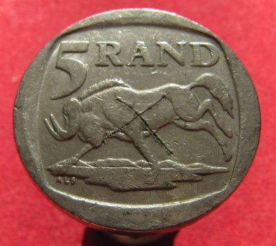 Лот: 18846504. Фото: 1. ЮАР 5 рандов, 1994 г. Остальные страны