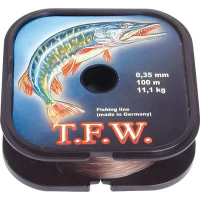 Лот: 7729294. Фото: 1. Леска T.F.W. 0,2mm 100m. Леска, блесны, крючки, мормышки