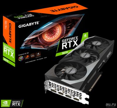 Лот: 18168248. Фото: 1. Gigabyte GeForce RTX 3070 Gaming... Видеокарты