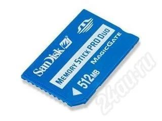 Лот: 434547. Фото: 1. SanDisk Memory Stick PRO Duo 512... USB-флеш карты