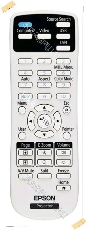 Лот: 11164088. Фото: 1. Пульт для проектора EPSON EB-X31... Пульты ДУ