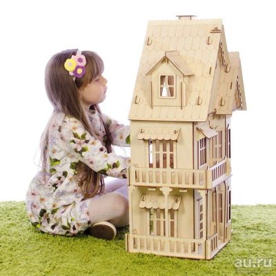 Лот: 13635394. Фото: 1. Конструктор деревянный Кукольный... Куклы и аксессуары