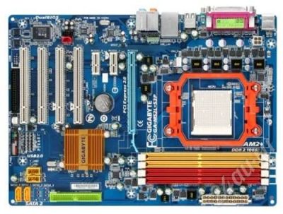 Лот: 221563. Фото: 1. Материнская плата SocketAM2+ Gigabyte... Материнские платы