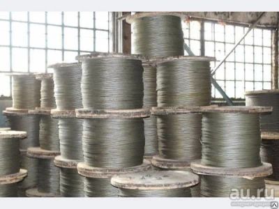 Лот: 15176000. Фото: 1. Канат стальной одинарной свивки... Крепёж