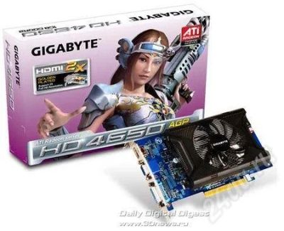 Лот: 712580. Фото: 1. Видеокарта Gigabyte ATI HD4650. Видеокарты
