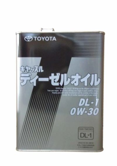 Лот: 10581569. Фото: 1. Toyota Diesel 0W30 DL-1 4L. Масла, жидкости