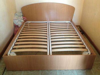 Лот: 3296002. Фото: 1. Кровать двуспальная Шатура. Кровати