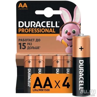 Лот: 17450276. Фото: 1. Батарея Duracell Professional... Батарейки, аккумуляторы, элементы питания