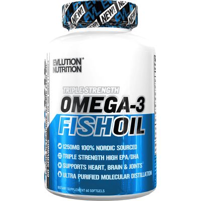 Лот: 13505212. Фото: 1. Omega -3 fish oil, 60кап (спортивное... Спортивное питание, витамины