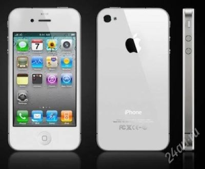 Лот: 1056540. Фото: 1. Iphone 4s 16gb White SIM FREE. Смартфоны