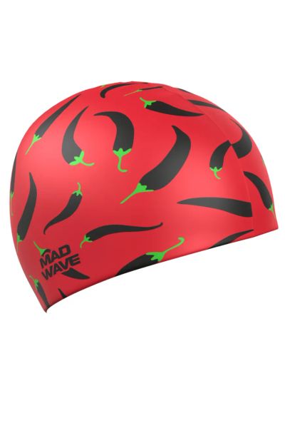 Лот: 25072184. Фото: 1. Силиконовая шапочка MadWave Spicy... Плавание