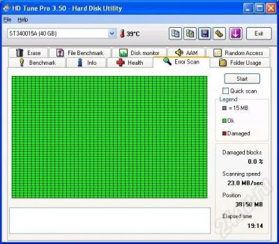 Лот: 357381. Фото: 1. 40 GB IDE Seagate ST340015A_5400... Жёсткие диски (HDD)