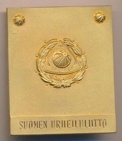 Лот: 7858712. Фото: 1. Финляндия Медаль Плакета 1966... Сувенирные