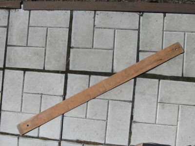 Лот: 19201625. Фото: 1. Линейка дерево 75 см старая для... Орудия труда