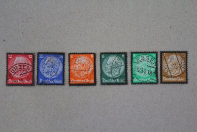 Лот: 24899976. Фото: 1. Германия 1934 года. 3 Рейх. Гинденбург... Марки