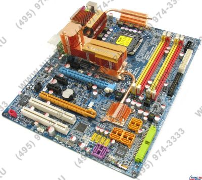 Лот: 5288215. Фото: 1. GigaByte GA-P35-DS4 LGA775 2xPCI-E... Материнские платы