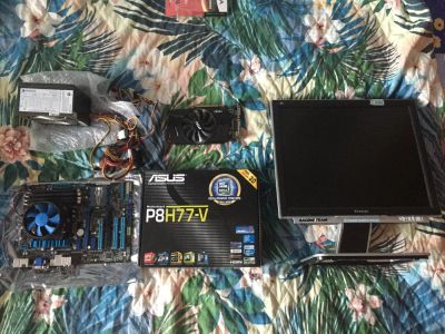 Лот: 11436952. Фото: 1. Intel Core i3-3220 + asus P8H77-V... Другое (комплектующие)